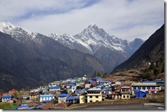 The village of Lukla sits at the beginning of the Khumbu Valley.