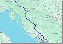Route Slowenien